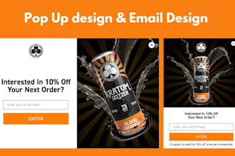 design signup form and high quality email marketing template