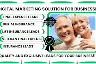 generate final expense leads final expense landing page final expense website