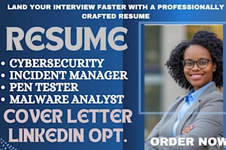 do cybersecurity engineer resume, incident manger malware analyst, pen tester