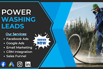 generate power washing leads pressure washing leads pressure cleaning leads