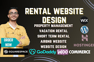 build vacation, short term rental website property listing on airbnb vrbo guesty