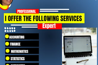 handle accounting, finance, statistics, mathematics, chemistry