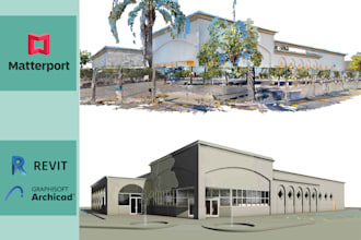 do 3d, floor plans, and elevations in revit or archicad