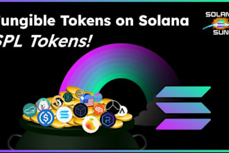 develop and deploy memecoin token, spl token, solana token with presales website