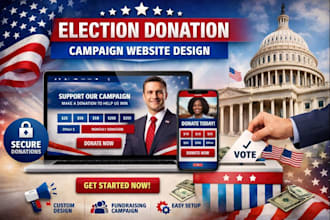 design political party election campaign website