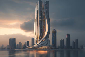 do 3d modeling architecture with rhino, render quickly by ai
