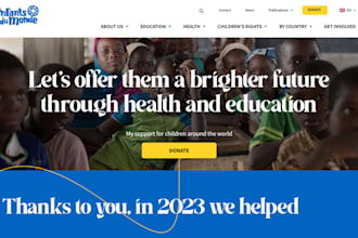 nonprofit website for charity, donation, fundraising, 501c3 crowdfunding and ngo