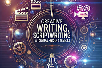 do professional script writing and creative content