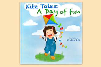 create whimsical and colorful childrens book illustrations
