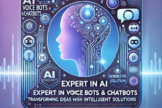 create ai voice bots, chatbots with llms