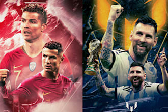 design a stunning sports poster for your event, team, or athlete