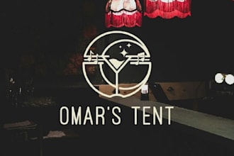 make inventive bar and club restaurant logo