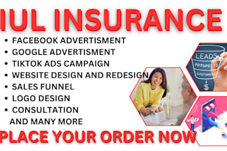 iul insurance leads insurance leads facebook ads campaign google ads campaign