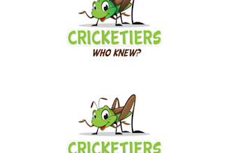 design awesome cricket logo