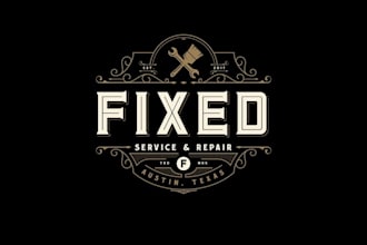 design classic clean logo