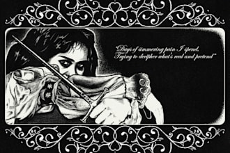 draw custom digital illustration