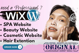 beauty salon website makeup website skincare cosmetics wordpress website fashion