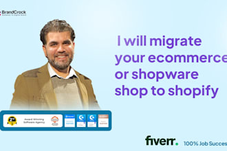 migrate your exommerce or shopware store to shopify