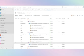 set up azure devops boards and manage repos