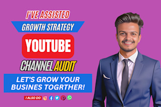 audit youtube channels to increase subscriptions and views