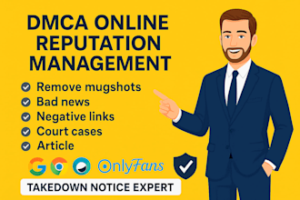 permanently remove mugshots articles news cases delete negative links on google