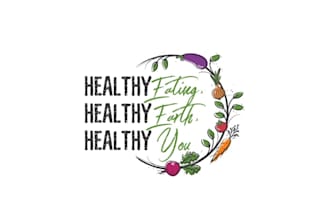 design healthy earthy veggie logo