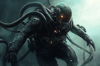 draw sci fi illustration and sci fi art
