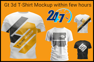 create 3d hoodie t shirt, cloth mockup in photoshop