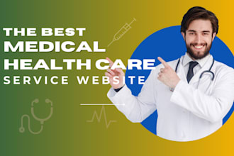 design healthcare medical physiotherapist dental doctor website