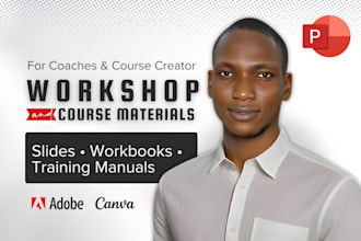 design structured workshop, online course presentation, workbook
