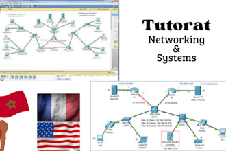 teach you networking routing switching in french or english
