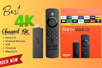 setup tv channel for firestick, apple tv, smart tv, android devices, mag