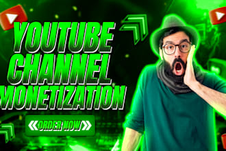 do organic youtube channel promotion for monetization