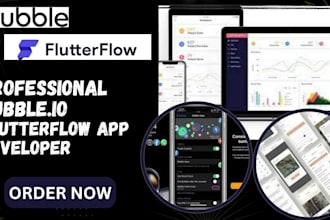 design bubble app API integration bubble io app bubble io developer flutterflow