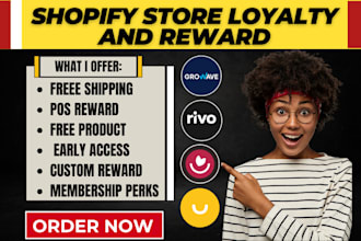 setup shopify store loyalty and reward smile  growave oneloyalty rivo bon joy