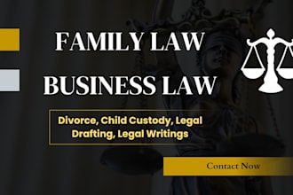do family and business law advising and legal writing