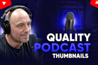 design professional podcast thumbnail for youtube
