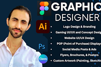 create multiple graphic design,gaming,logo,branding,website