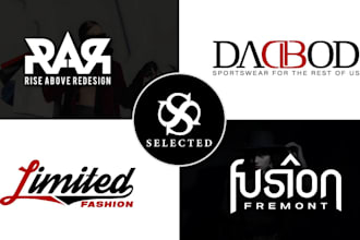 do unique boutique fashion or clothing line logo or any graphic design