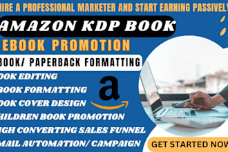 ebook marketing amazon kindle kdp children book paperback formatting promotion