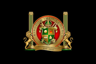 design luxury heraldic, coat of arms logo or any graphic design