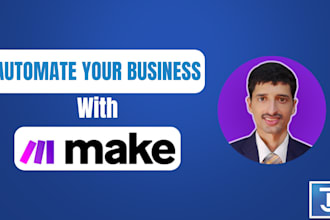 create automation using make com, integromate