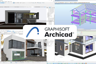 create 3d models and architectural designs in archicad