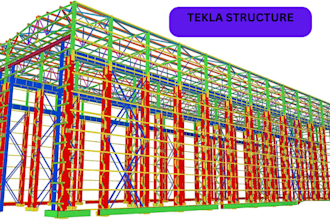 structural design of steel, concrete or wood structures in tekla structure