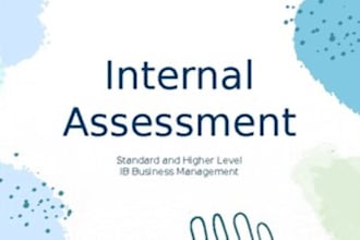 professionally handle your ib ias, ee for both sl and hl