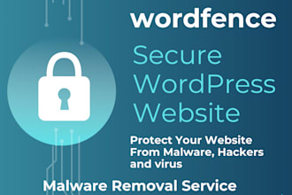 secure wordpress website and remove malware using wordfence