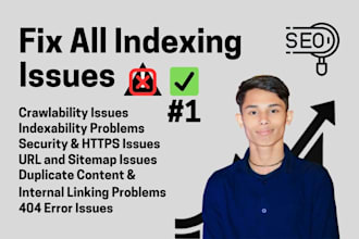 indexing issues fix for wix, shopify, wordpress and squarespace