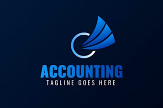 make unique accounting and financial logo