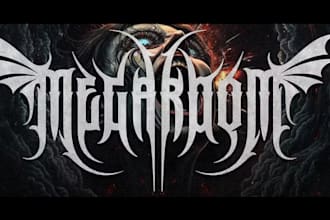 draw brutal death metal, slamming, deathcore logo