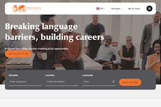 create recruitment website, staffing website, homecare, job board website